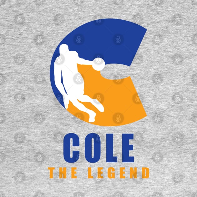 Cole Custom Player Basketball Your Name The Legend by Baseball Your Name